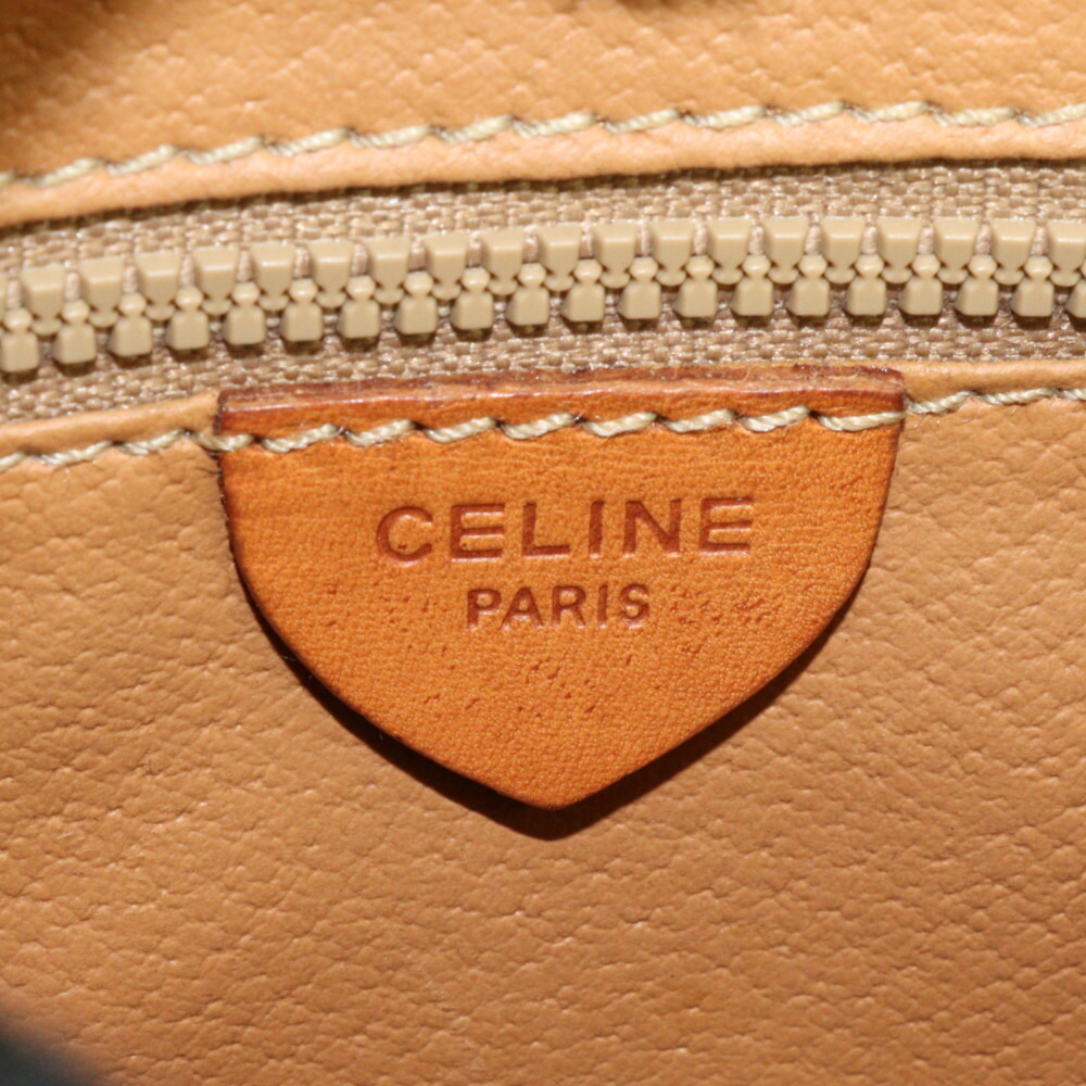 Celine Retro Leather Brown Bag Macadam Shoulder Crossbody - Picture 7 of 7